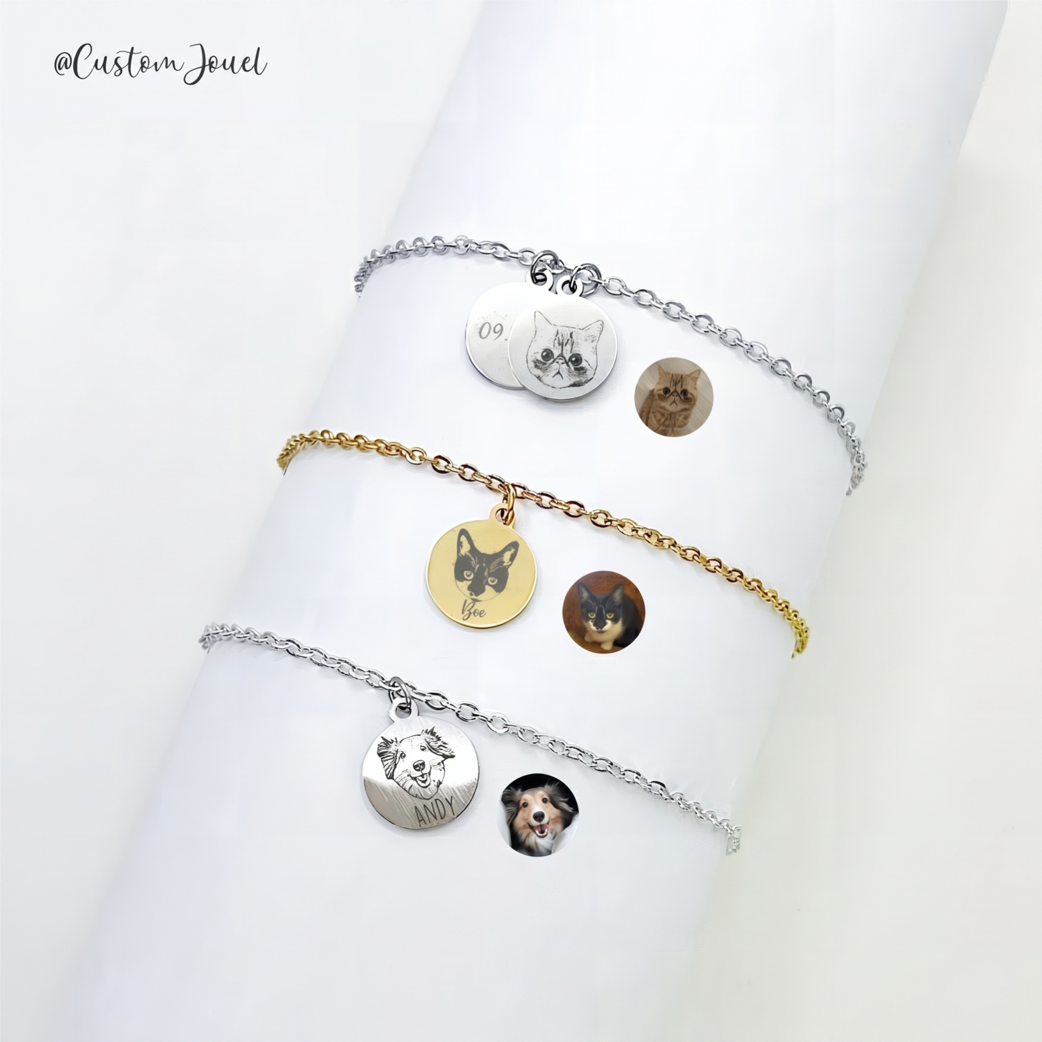 Pet Portrait Bracelet