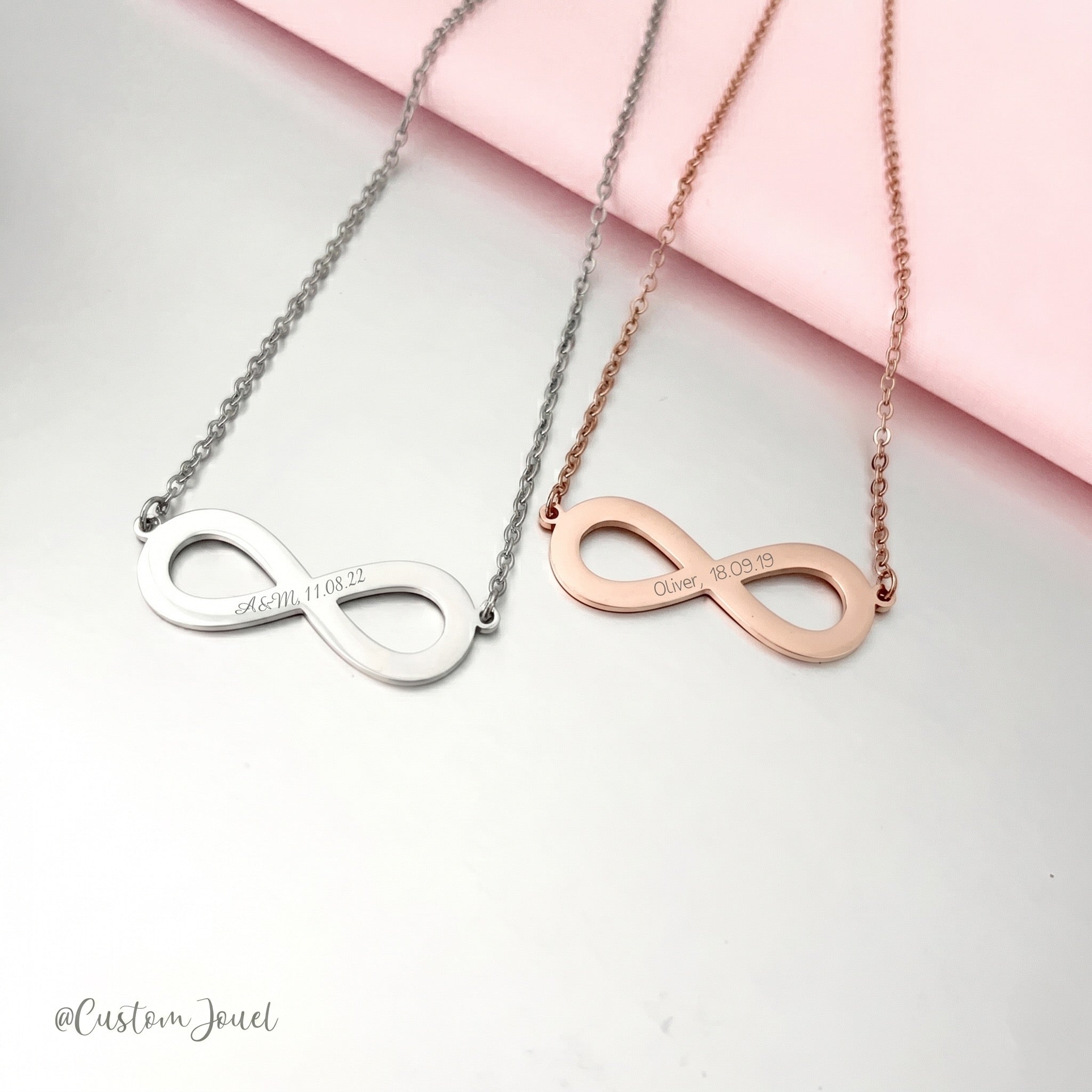 Infinity Message Necklace