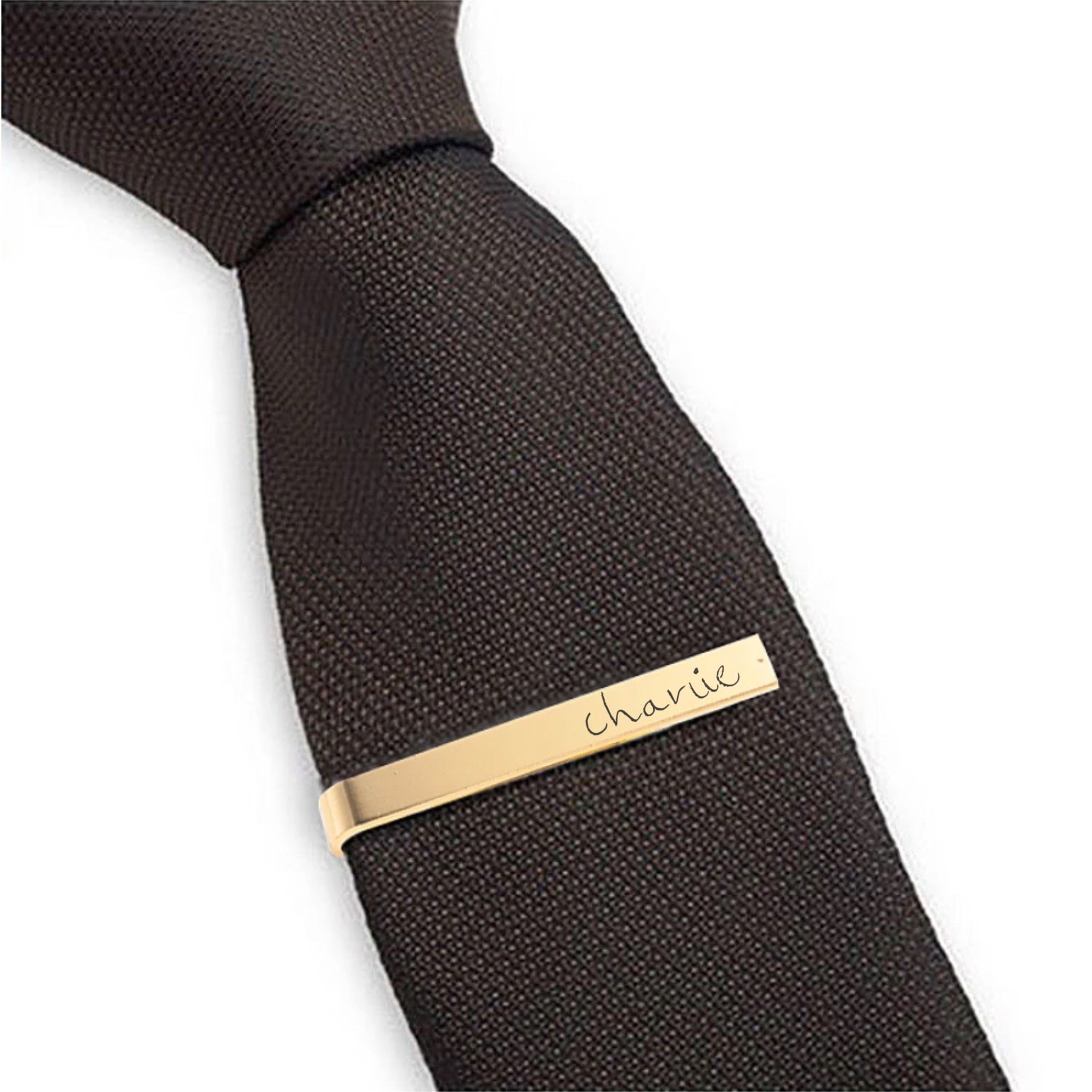 Handwriting Tie Clip