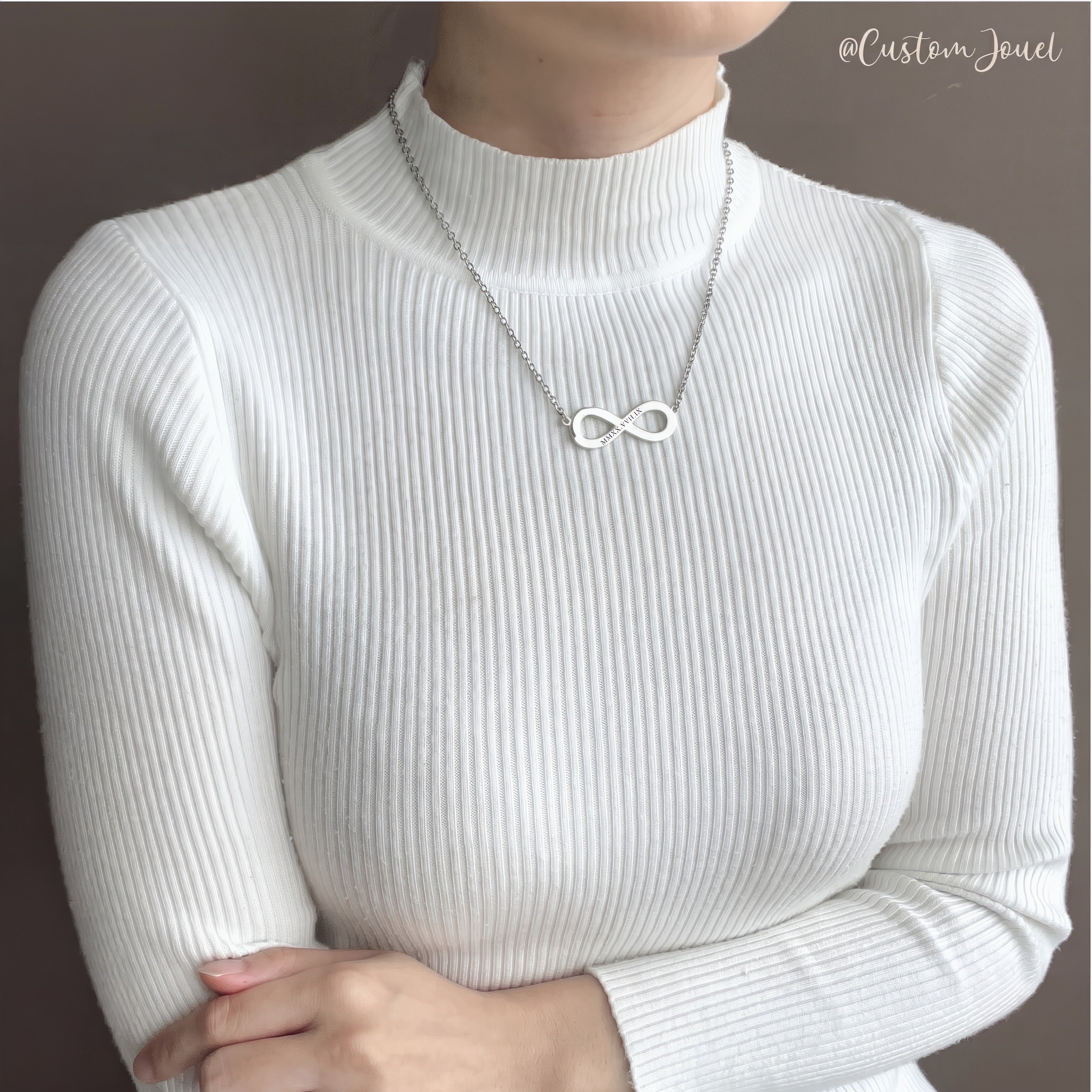 Infinity Message Necklace