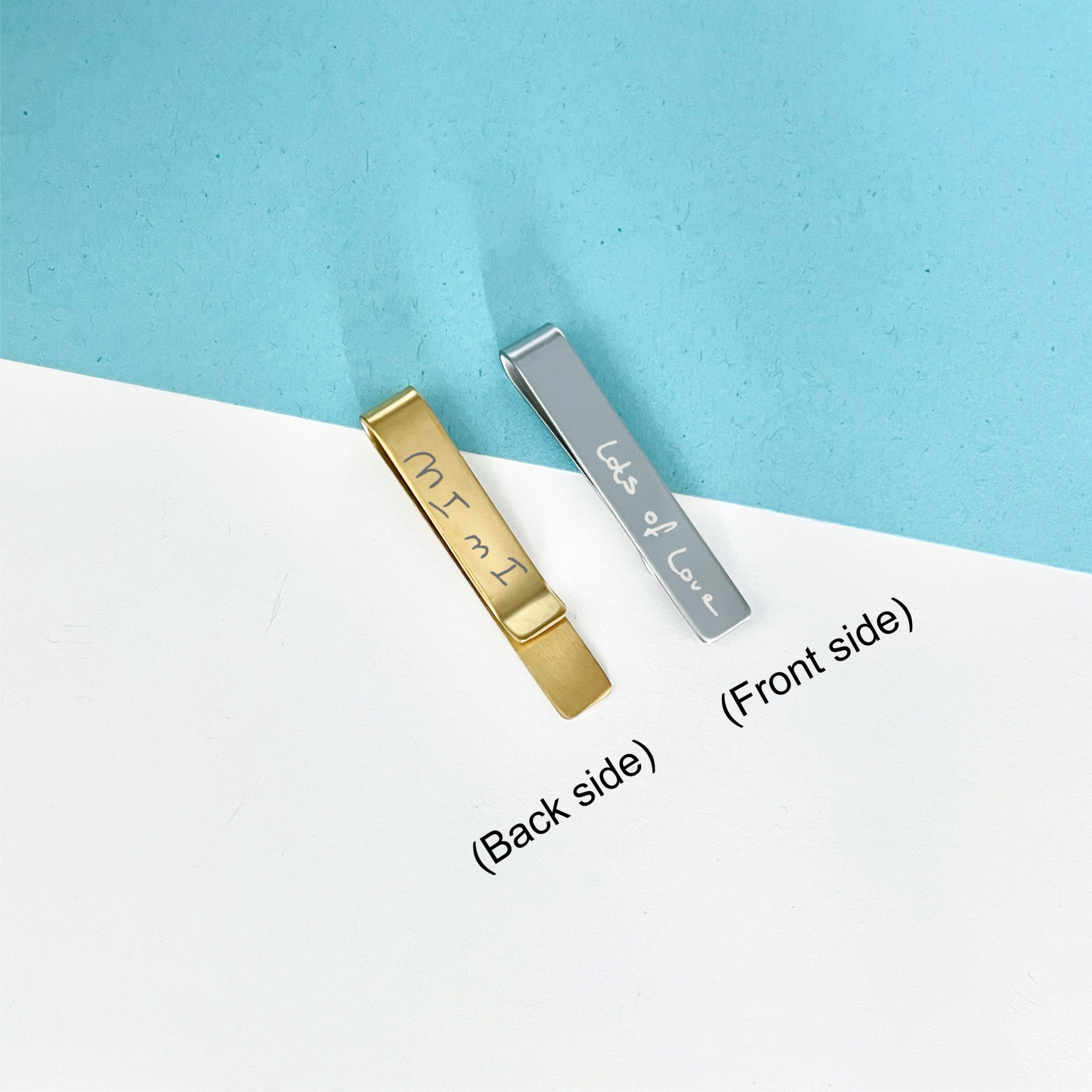 Handwriting Tie Clip