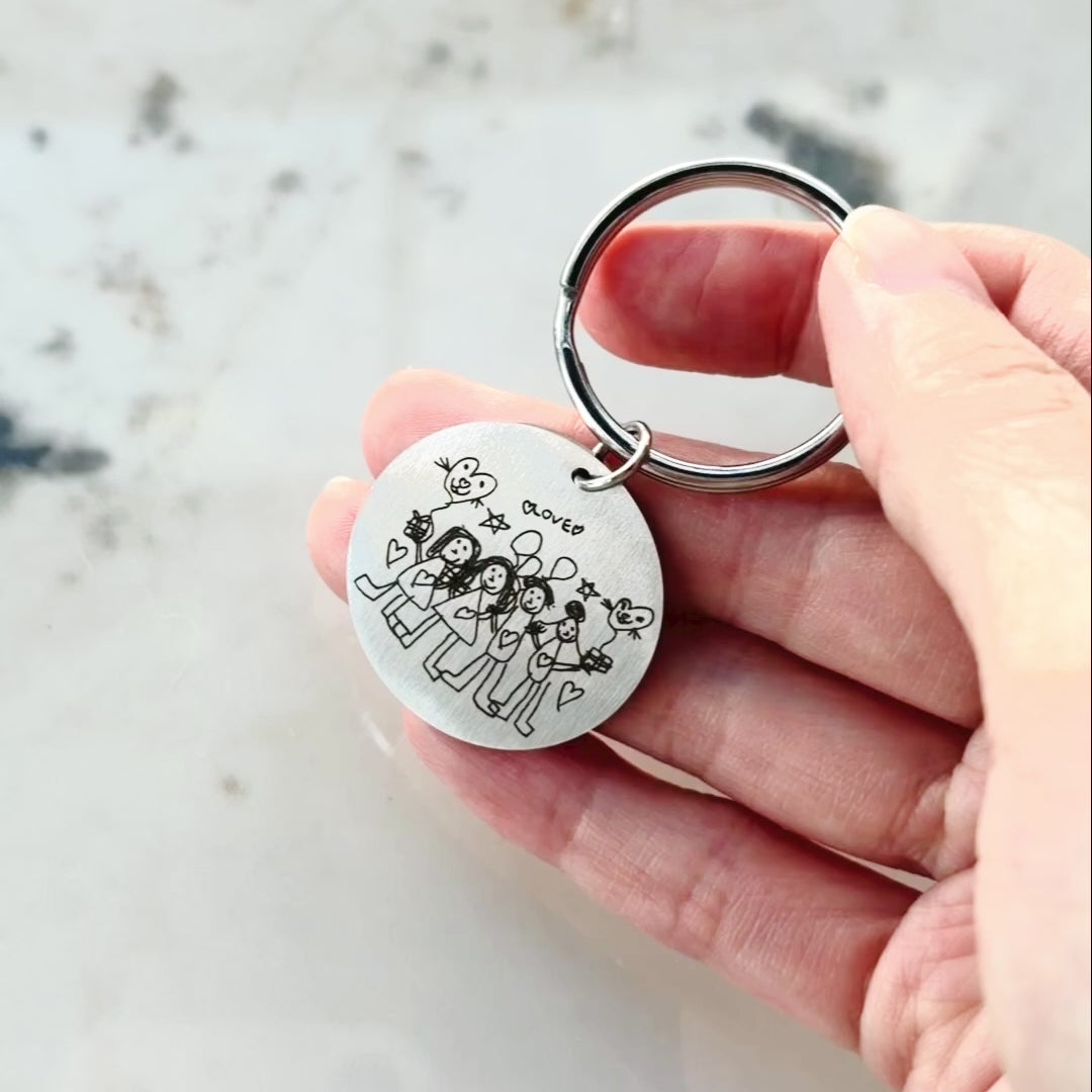 Load video: Handwriting Keyring